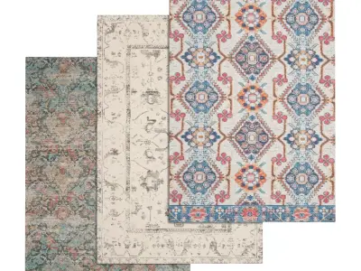 Rug Set 447 3D model