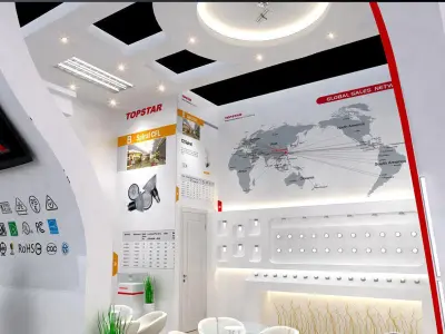 Showroom - Area -6X6-3DMAX2009-025 3D model