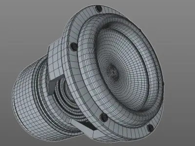 subwoofer for 3D print 3D print model