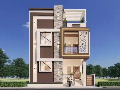 Architecture Moderen Home Concpet 3D model