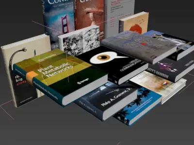 Books 02 3D model