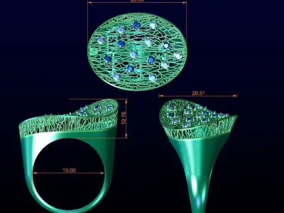 Fusion Ring 3D print model