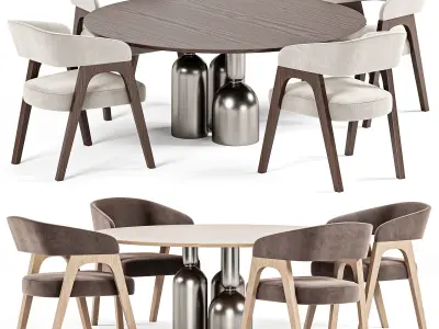 Cop table Chair Bern Deephouse 3D model