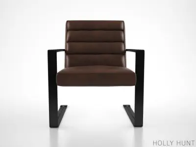 Holly Hunt Delta Lounge chair 3D model