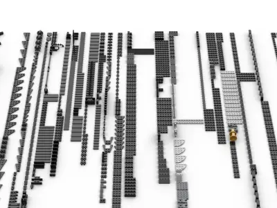 TwindBricks3D - 76240 Batmobile Tumbler 3D print model