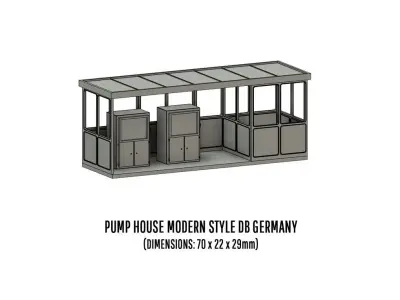 BUILD-0003 Diesel and Sand set H0-scale 3D print model