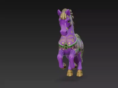 Christmas Creations - Horse 3D print model