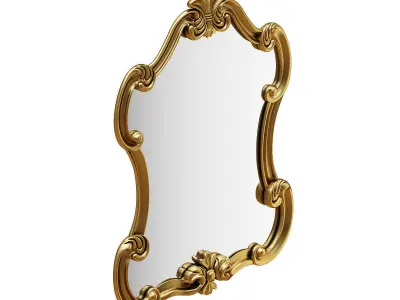 Mirror Furnish Monsieur Low-poly 3D model