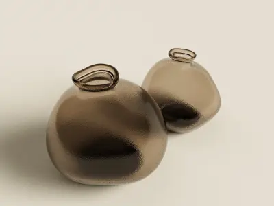 Amorphous Glass Vase 3D Model Free 3D model
