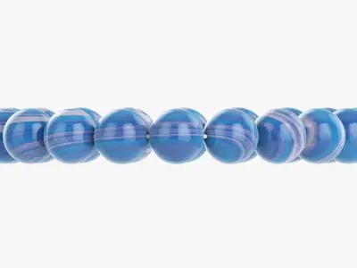 Bead Amethyst bracelet 3D model