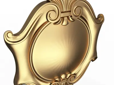 Cartouche 01 Low-poly 3D model