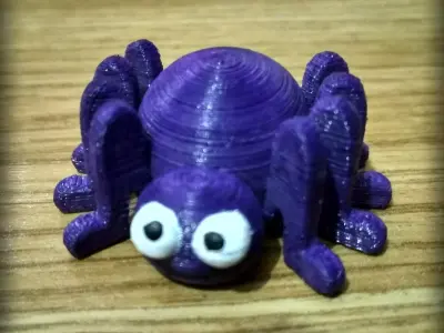 Cartoon Spider Free 3D print model