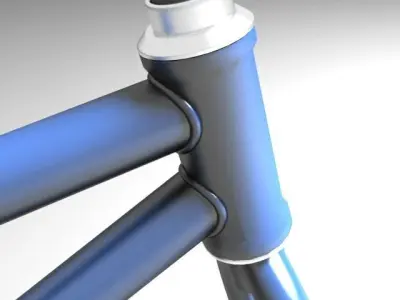 bmx frame 3D model