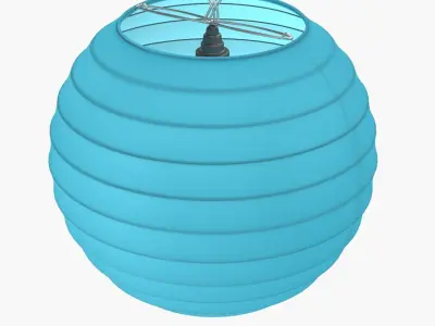Lumabase Battery Operated String 10 Nylon Multicolor 3D model