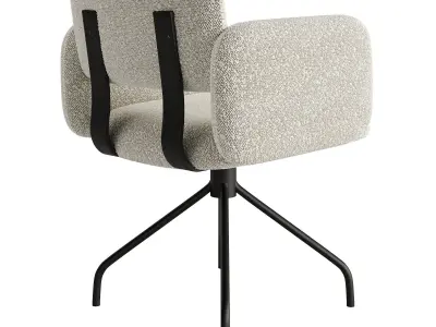 Brooks chair Low-poly 3D model