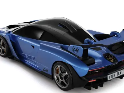 McLaren Senna LM 3D model