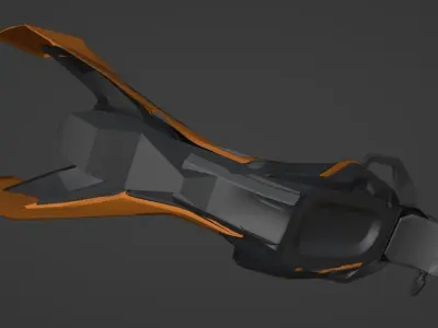 KTM 250 adventure bodypart 3D model