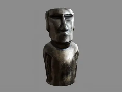 Easter Island Statue decoration statuette  3D model