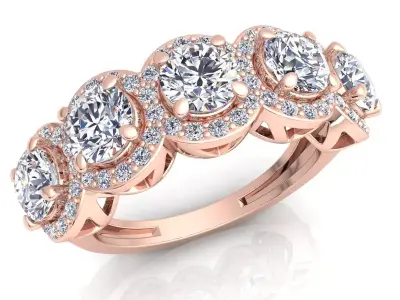 Diamond Ring 3d Model Print  3D print model