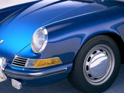  Porsche 911 901 coupe 1964 3D model