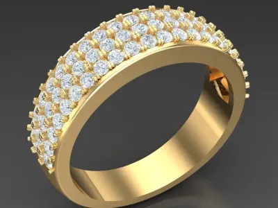 Luxury Men Rings Designs 6MR081 3D print model
