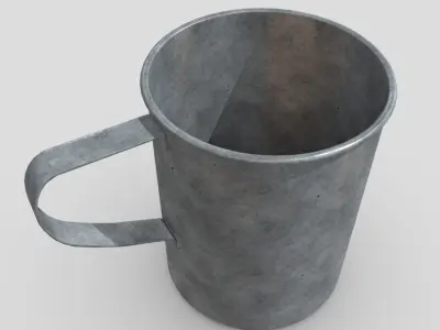 CC0 - Mug 7 Free low-poly 3D model