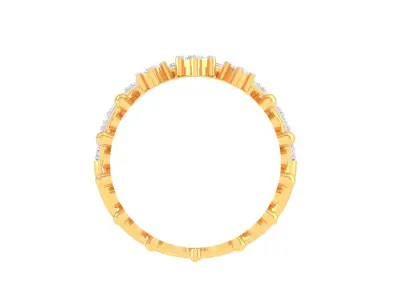 Crown Ring - 5 3D print model