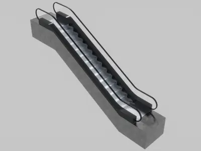 Escalator 3D model