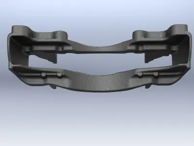 Z046338 KNORR CALIPER CARRIER 3d reverse engineering 3D print model