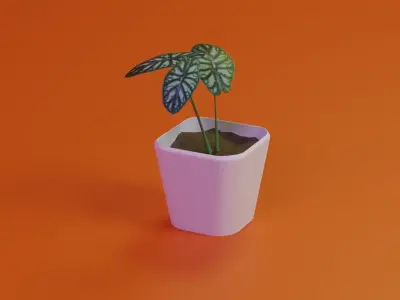 Flower Stand PBR Ready for Unreal Engine 5 Low-poly 3D model