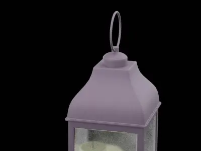 Christmas Lantern Low-poly 3D model order