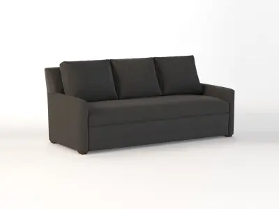 Crate And Barrel Reston Three Seater Sectional Sofa 3D model