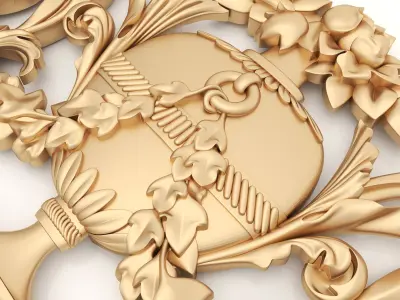 Decor 15 - For CNC and Interior 3D model