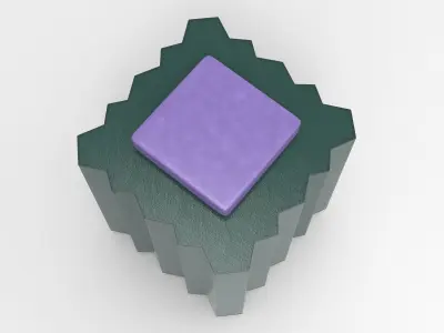 Mui Decorative Box Low-poly 3D model