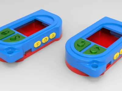 Remote Case Viper 7752V With Buttons  3D Print  3D print model