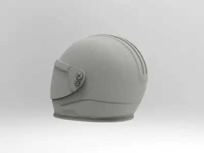 CLASSIC CAR HELMET 3D print model