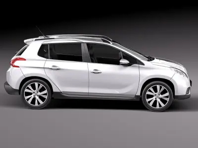 Peugeot 2008 - 2014 3D model