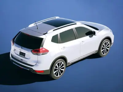 Nissan X Trail 2020 Low-poly 3D model