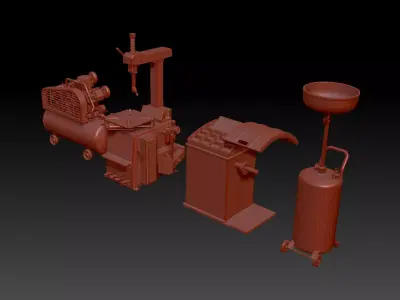 Garage tools 3D print model