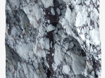 213-RockPanel rock wall art 3D model