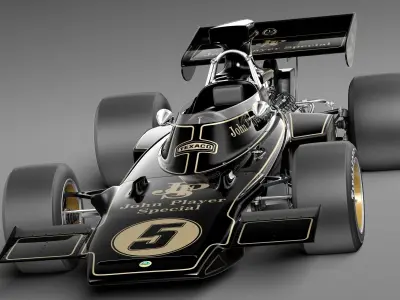 Lotus 72d John Player Special 1970-1975 3D model