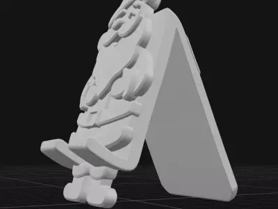 Santa Claus phone stand 3D print model