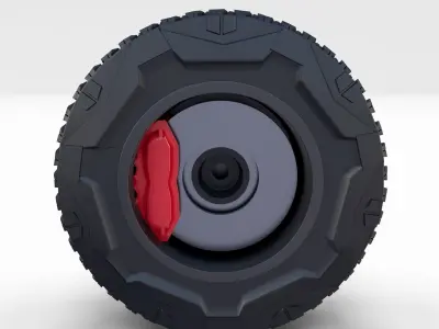 Tesla Cybertruck Wheel 3D model