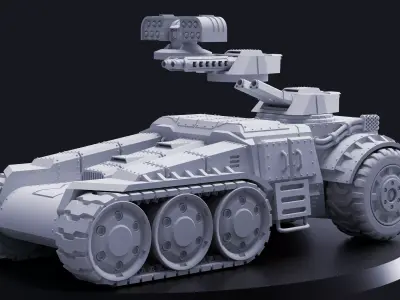 Rapid Deployment Assault Rover - Mutant Militia 3D print model