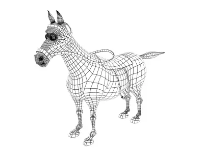 Horse A Low-poly 3D model