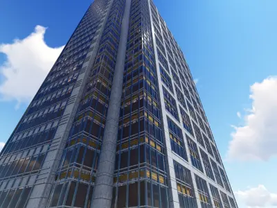 tower 1 Low-poly 3D model