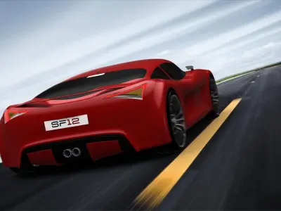 Super car Concept  3D model