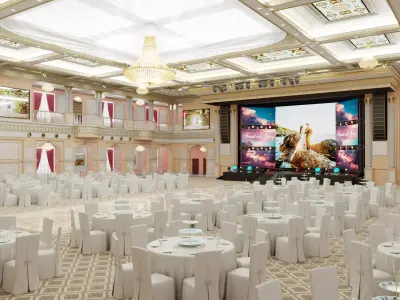 Grand Ballroom Almaty 3D model