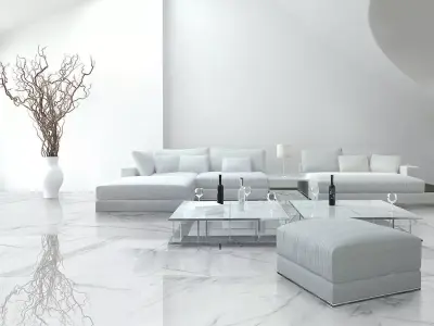 Modern White Marble Tile Seamless Texture Texture