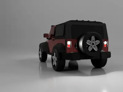 JEEP WRANGLER RUBICON 2010 3D model